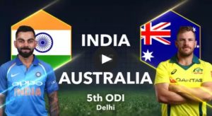 india vs australia 5th ODI