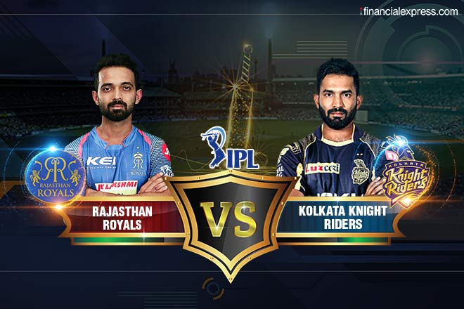 Rajasthan vs Kolkata, 21st Match – Live Cricket Score